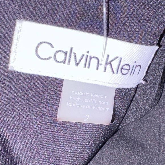 Calvin Klein Halter Neck Sleeveless Dress(Pit to pit 20”Length 37 3/4" ) - Picture 5 of 6